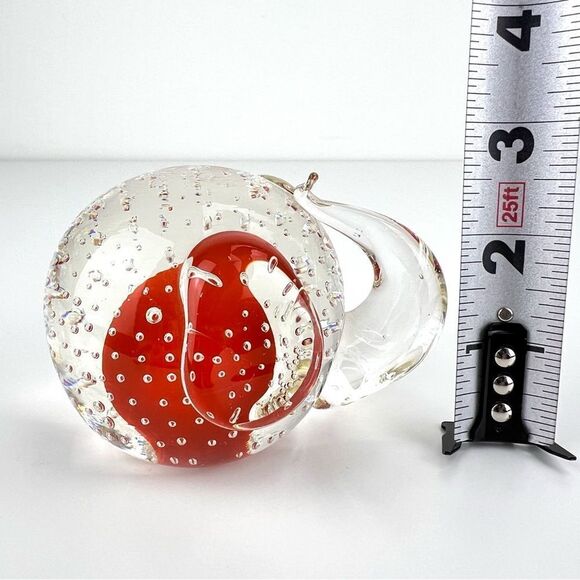 Clear Glass Elephant Paper Weight - Picture 8 of 8